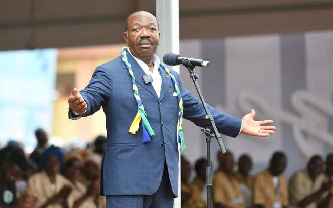 Le président du Gabon Ali Bongo Ondimba LA PREMIERE AGENCE DE PRESSE