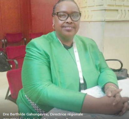 Dr Berthilde Gahongayire, Directrice régionale de l'ONUSIDA