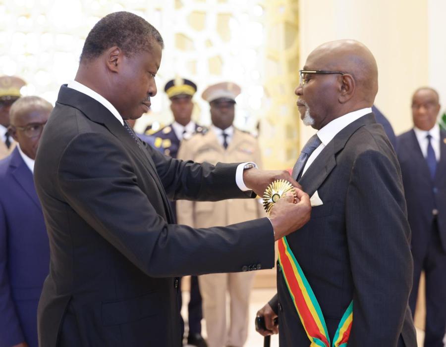 Togo : Le président de la République élevé à la &lsquo;Dignité de Grand-Croix de l’Ordre du Mono&rsquo;