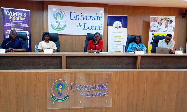 Projet Campus égalité : La déconstruction des stéréotypes de genre au cœur d’un panel à l’Université de Lomé
