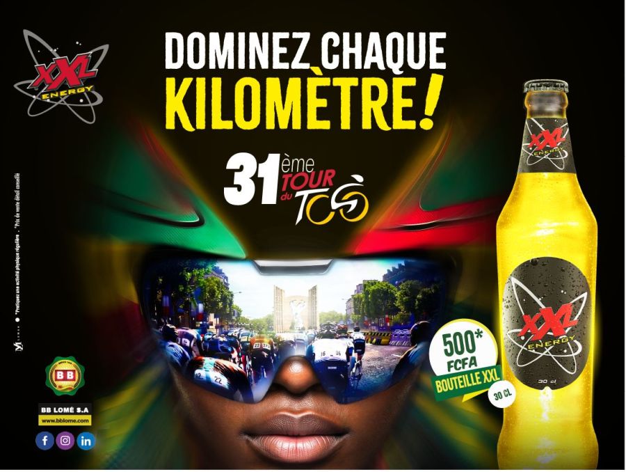 Au rythme du peloton : BB Lomé fait vibrer le Tour cycliste du Togo avec Pils et XXL Energy