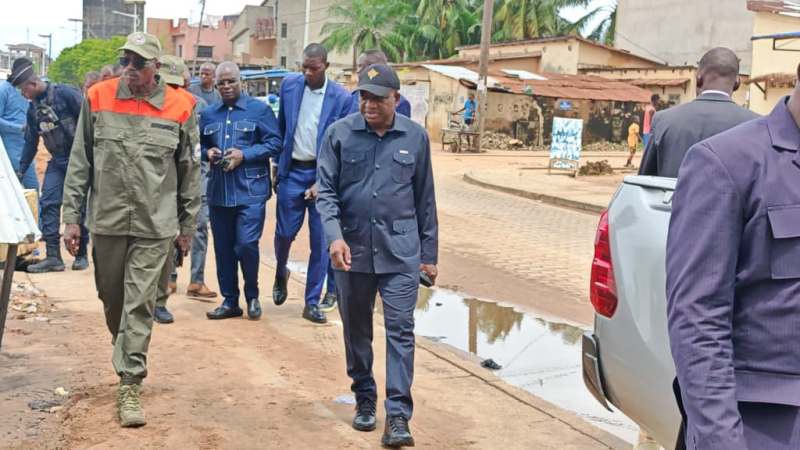 Fortes pluies à Lomé : Plan ORSEC déployé, le ministre de la sécurité descend sur le terrain