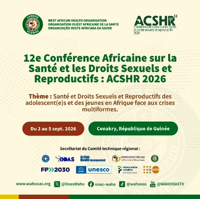Droits et Santé : La 12ème Conférence africaine sur les DSSR se tiendra du 2 au 5 septembre 2026 en Guinée