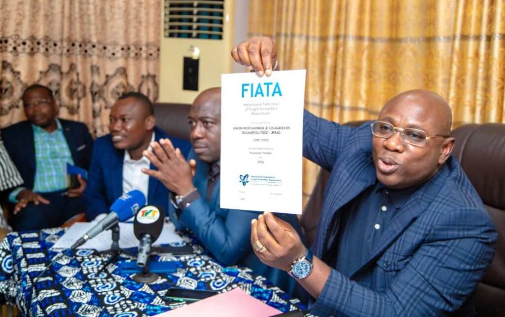  Transport, logistique et transit : l&rsquo;UPRAD-TOGO rejoint la FIATA, une première en Afrique de l&rsquo;Ouest francophone