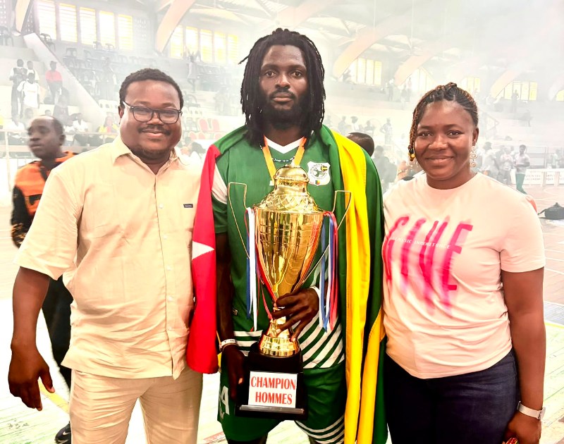 Volleyball : Achille Samani décroche le titre de champion du Bénin avec Finances VBC