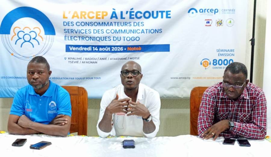 Notsé : l’ARCEP sensibilise les consommateurs sur leurs droits et les risques d’arnaques dans le mobile money