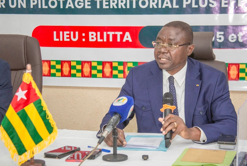 Togo : gouverneurs et préfets réunis à Blitta pour renforcer le pilotage territorial de l’action publique
