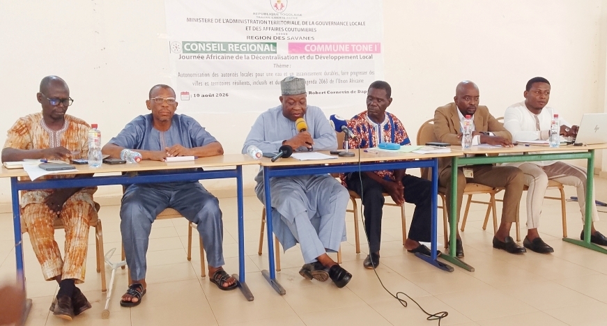 Journée africaine de la décentralisation et du développement local : un panel d’échange et de sensibilisation sur l’eau et l’assainissement marque l’événement à Dapaong
