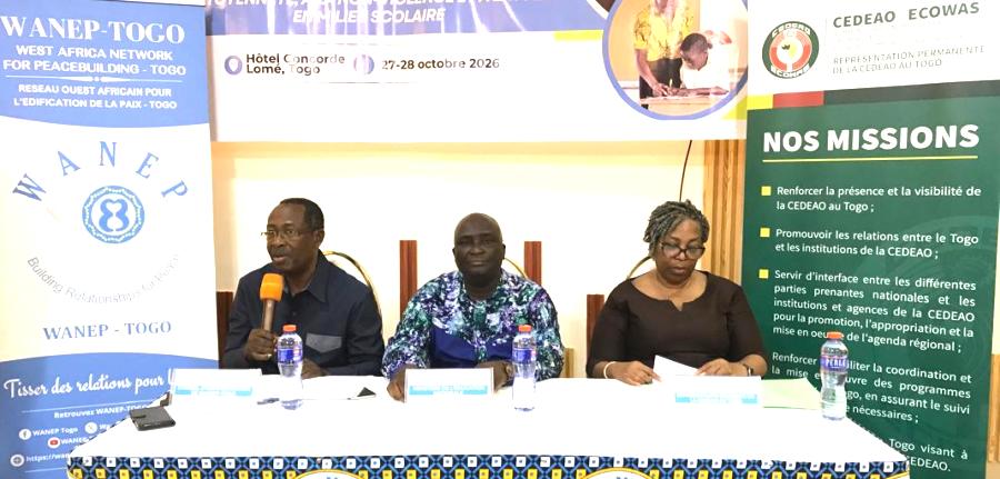 Éducation à la paix : WANEP-Togo réunit les acteurs éducatifs autour des pratiques pédagogiques